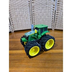 John Deere Monster Treads Tractor Toy Green Yellow Light Up Sound Effects 9 Inch